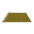 thumbnail image 2 of Ahgly Company Machine Washable Indoor Round Abstract Yellow Contemporary Area Rugs, 8' Round, 2 of 4