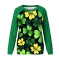 thumbnail image 7 of Saint Patricks Day Outfit Women Cute Gnome Print Shirts Crewneck Long Sleeve Sweatshirt Irish Going Out Tops Green Shirts for Women St Patricks Day, 7 of 7