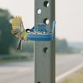 thumbnail image 1 of Boreal Craft QR Code Bird Feeder Street Sign And Stop Sign Post Installation Hummingbird Feeder Window Mount Suction, 1 of 3