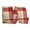 Red & Cream, variant on JAM Paper Plaid Christmas Multi-color Polyester Ribbon, 10yd x 1.5in, 1/Pack