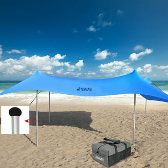 NATS 　SUNSEA Sun Ninja Pop-Up Beach Tent 7x7.5 ft Shade Shelter for Outdoor
