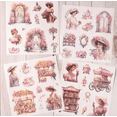 thumbnail image 5 of Fleeting Time Theme Sticker Scrapbooking Supplies for Junk Journal,Stickers Vintage Journaling Stickers, 5 of 8