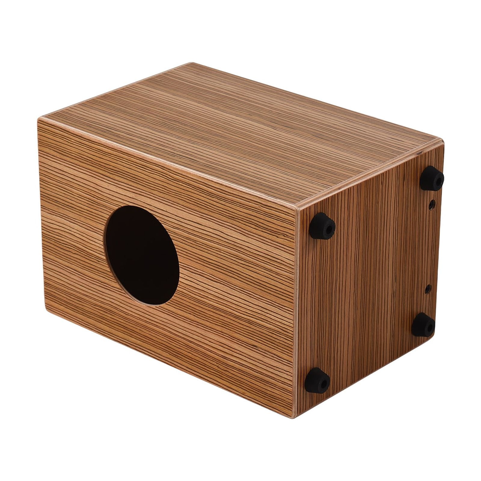 Percussion Instrument,Zebra Wood Party Smooth Percussion Zebra Box Wooden Drum Cajon Drum Box Wood Party Box Hand Drum Smooth Percussion Zebra Wood Wooden Drum Hand -slip Party Box Drum