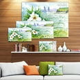 thumbnail image 2 of Designart - Fleurs Épanouies sur Rivière d'Été - Toile d'Art Paysager, 2 of 2