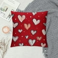thumbnail image 2 of JEUXUS  Valentine Throw Pillow Covers Decorative Valentines Pillow Covers Rustic Valentines Day Pillow Covers, 2 of 5