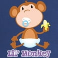 thumbnail image 2 of CafePress - Lil' Monkey Maternity Dark T Shirt - Maternity Dark T-Shirt, 2 of 3