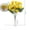 Yellow, variant on Artificial Flowers for Outdoors Silk Flowers UV Resistant Faux Flowers for Outdoor Planters Realistic Spring Decor Artificial Dahlia Flowers for Front Door Porch Patio Balcony Yard