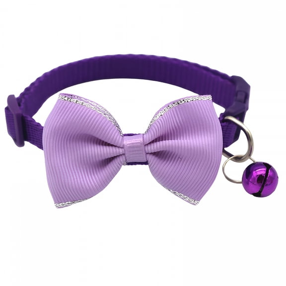 GASTROPOD Cat Collar Breakaway with Bow Tie and Bell,Cat Collar with Bells ,Breakaway Cat Collars,Adjustable Safety