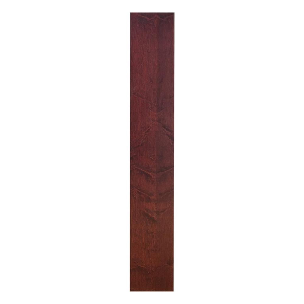 Bowery Hill Traditional 84" Tall 12-Shelf Double Wide Wood Bookcase in Cherry