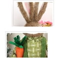 thumbnail image 5 of Long Leg Bunny Stretch Doll, Orange Green Fabric Rabbit for Easter Decor, Stretch Bunny Figurine for Home Table Display, 5 of 6