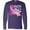 Purple, variant on Inktastic Breast Cancer Awareness Faith over Fear Long Sleeve T-Shirt