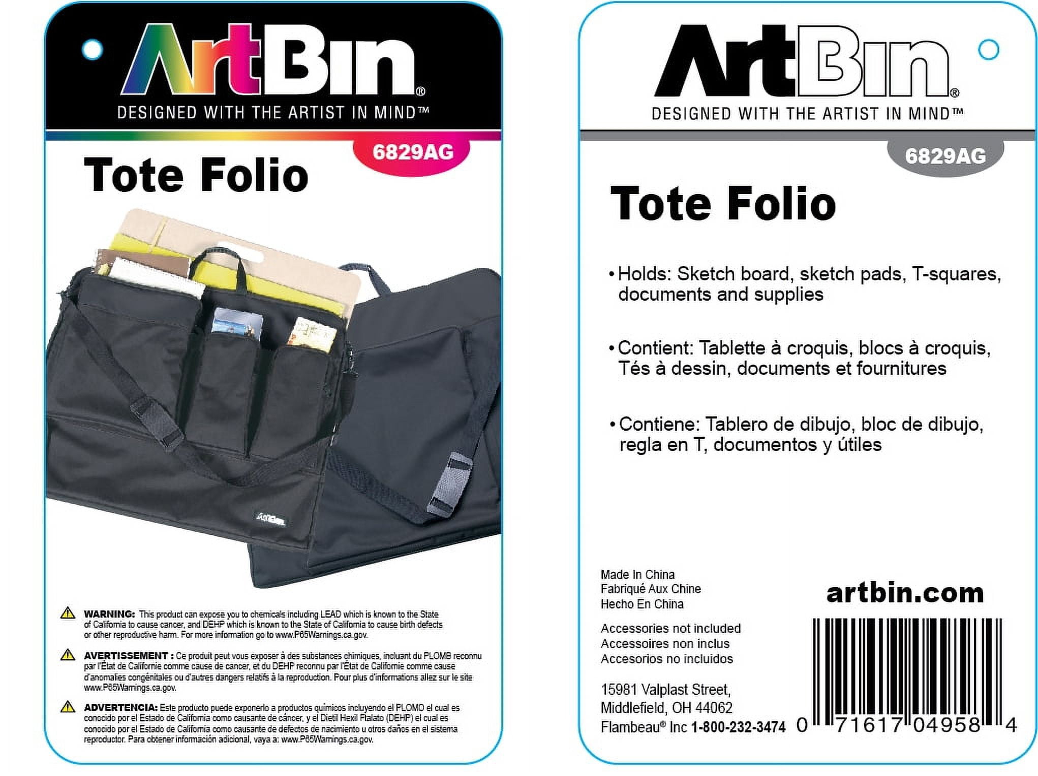 ArtBin Tote Folios  BLICK Art Materials