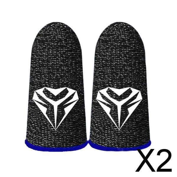 2x 2 Uds Funda para para Juegos Controlador de Juego Transpirable Funda para El Pulgar Antisudor para Juegos Móviles No 2 piezas