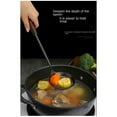 thumbnail image 6 of Wok Spatula and Ladle,Skimmer Ladle Tool Set, 14 Inches for Wok, 304 Stainless Steel, 6 of 8