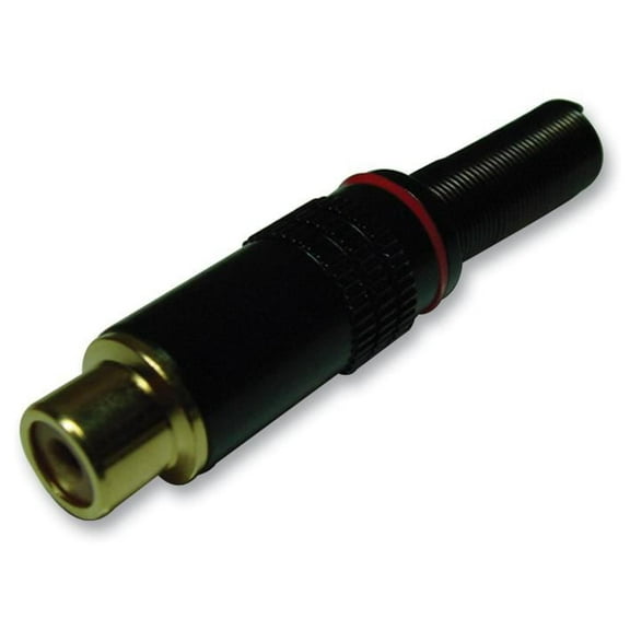 PRO SIGNAL - Phono Socket, Red / Gold