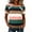 Green, variant on Womens Striped Short Sleeve Reglan Shirts Color Block Crewneck Spliced Blouse with Buttons Trendy Going Out Summer Outfits 2026