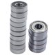 thumbnail image 1 of 10 Uds 6000rs rodamientos rígidos de bolas radiales blindados 10mm x 26mm x 8mm 15 Uds 608zz doble blindado, 1 of 5