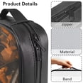 thumbnail image 6 of FKELYI Forest Maple Leaf Elk Deer Print PU Letaher Bible Cover for Women Men Church Bible Bag Carrying Book Case with Handle & Zipper Pocket Book Organizer Holder for Prayer, 6 of 6