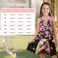 thumbnail image 5 of Uourmeti Little Girls Capybara Dress Lotus Floral Summer Sun Dress Kids Causal A Line Spaghetti Strap Midi Cami Dresses for Spring Capybara Clothes, 5 of 6