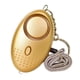 thumbnail image 4 of 130db alto Personal del pánico de la seguridad del de la violación llavero de la de seguridad dorado, 4 of 9