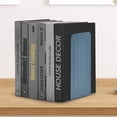 thumbnail image 5 of Acrimet Jumbo Premium Metal Bookends 9" (Heavy Duty) (Blue Color) (1 Pair), 5 of 11