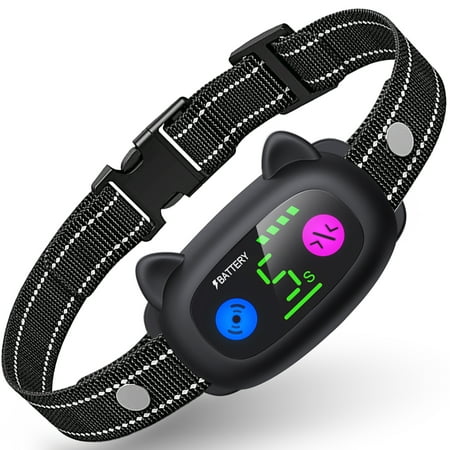 Dog anti barking collar anti barking collar IP67 waterproof vibration and harmless beeping training collar for small/large dogs