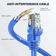 thumbnail image 7 of GearIT Cat 6 Ethernet Cable 24AWG Copper Clad Aluminum (CCA) LAN Cable, Black 50 ft, 7 of 7