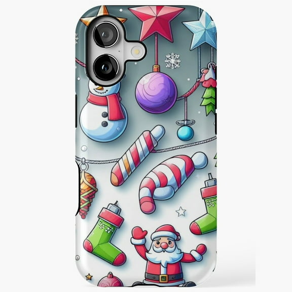 Christmas Theme Festive Design for iPhone 17 16 15 14 13 12 11 Pro Max