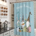 thumbnail image 3 of Shower Curtain for Bathroom Happy Easter Words Gnomes Waterproof Bath Curtains Shower Curtains with Hooks,Wantercolor Eggs Bathroom Curtain Privacy Drapes for Bathtubs Toilet 36x72in, 3 of 9