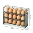 thumbnail image 4 of Contenedor de almacenamiento de huevos de 3 capas, caja de almacenamiento Verde, 4 of 4