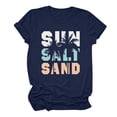 thumbnail image 5 of Sakmal Hawaiian T Shirts for Women Loose Fit Short Sleeve Crew Neck Tropical Beach Shirts Spring Tops for Women, 5 of 5