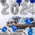 thumbnail image 3 of Kits de decoración para fiestas de Husfou de la Clase 2024, azul/plateado, 3 of 6