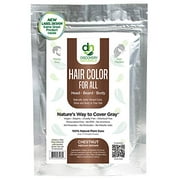 Natural Henna Hair Dye For All Hair Types - Men & Women I 100% Natural & Chemical-Free Pure Hair & Beard Color, Chesnut Medium Brown Henna