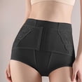 thumbnail image 2 of HVOBTTY Women's Briefs High Waist Adjustable Button Waist Control Soft Shaping Hip Lining Base Underwear, 2 of 5