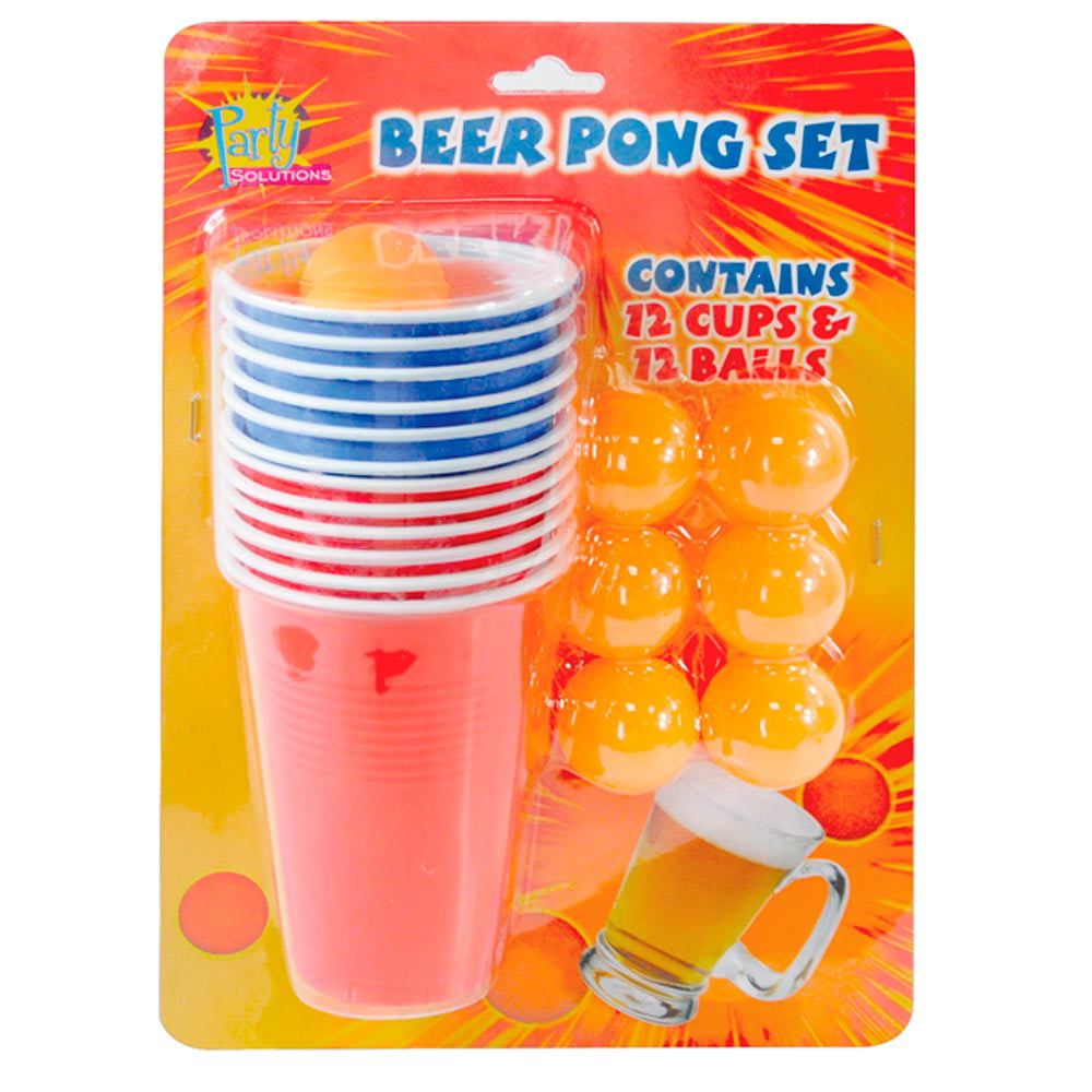 Ardisle 36pc Beer Pong Drinking Game Set Cups Balls Party Pub Gift Kit. 