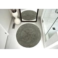 thumbnail image 2 of Bath Rug 36" Round Reversible Hand Woven Crochet Lace Border, Assorted Colors, 2 of 4