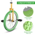 thumbnail image 4 of Yescom 20 Inch Outdoor Unicycle Bike Balance Training for Adults Teenagers Kids, Yellow & Green, 4 of 9