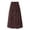 06-Brown544, variant on XIAONU Womens Solid Maxi Skirt High Waist Pleated Tulle Flowy Casual Long Skirt