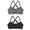 Grey/Black, variant on Hanes Girls' Seamless Strappy Back Bralette, 2-Pack, Sizes (S-XXL)