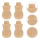 thumbnail image 2 of 10 piezas de adornos navideños de madera pintados a mano para decorar., 2 of 7