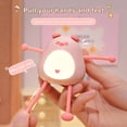 thumbnail image 3 of Leadrop Night Light Mini Cute Pink Pig Design Phone Holder Adorable Warm Light Rechagable Relaxing LED Night Light, 3 of 11
