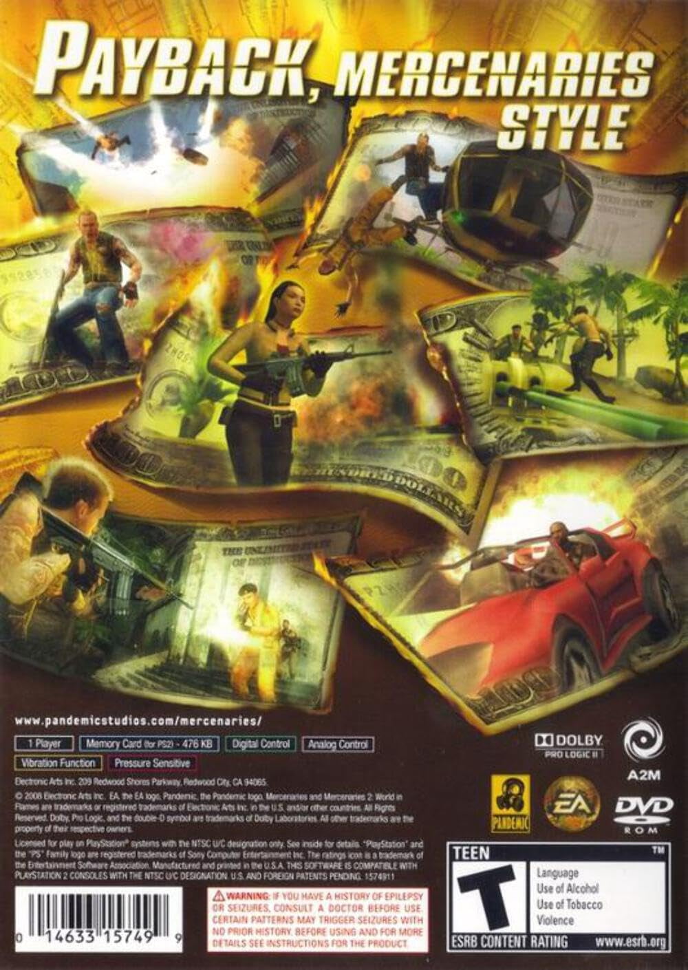 Mercenaries 2: World in Flames - PlayStation 2