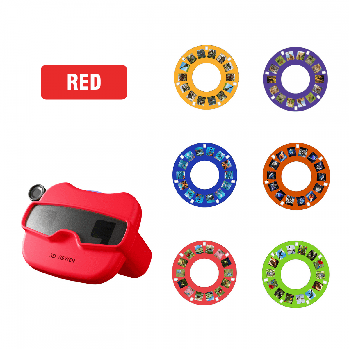 View Master Classic 3D Image Real Viewer Toy Set with Reels