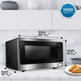 thumbnail image 7 of Danby DDMW1125BBS 1,000 W 1.1 Cu Ft Countertop Microwave, Stainless Finish, 7 of 7