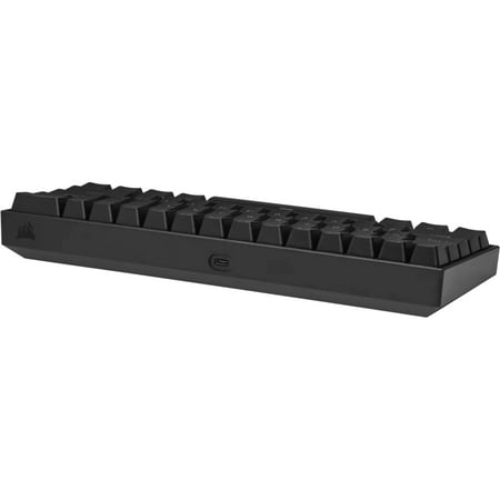 CORSAIR - K65 RGB Mini Wired 60% Mechanical Cherry MX SPEED Linear Switch Gaming Keyboard with PBT Double-Shot Keycaps - Black