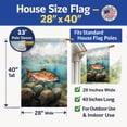 thumbnail image 3 of Brook Trout House Flag 28 in x 40 in, 3 of 7