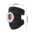 thumbnail image 3 of Knee Brace Adjustable Support Sleeves for Meniscus Tear Orthopedic Gel Pads Stabilizers Sports Injury Recovery Workout, 3 of 4