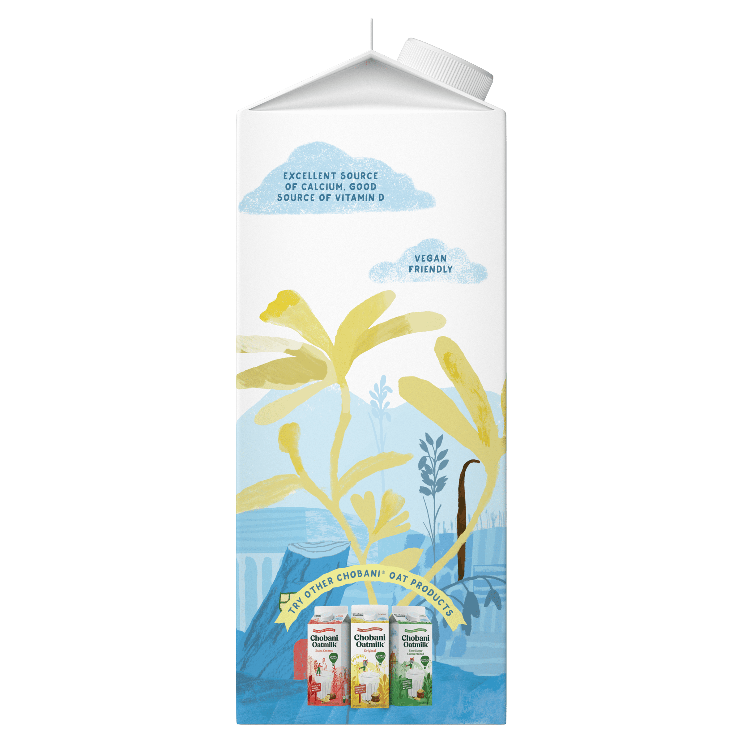 Chobani Oatmilk Vanilla 52 fl oz Carton