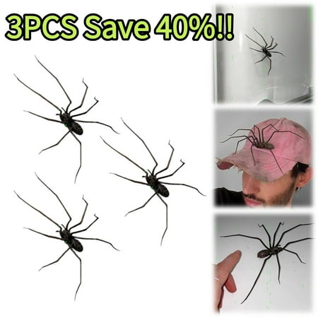 

3PCS 3.9in Realistic Spider Magnet - 3D Sticker for Science Classrooms Labs & Nature-Themed Decor