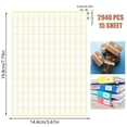 thumbnail image 2 of 2940 Pcs White Sticky Labels, 13x9mm Matte Small Sticky Stickers Self Adhesive Labels for Bottle, File Folder, Jar Box, School, Office, Kitchen(15 Sheet), 2 of 6